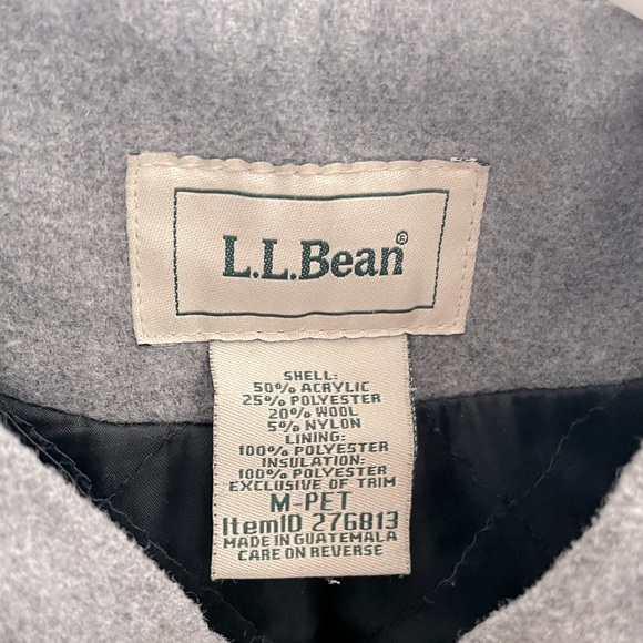 Petite Medium Women’s LL Bean Classic Lambswool Duffel Coat - Picture 3 of 3